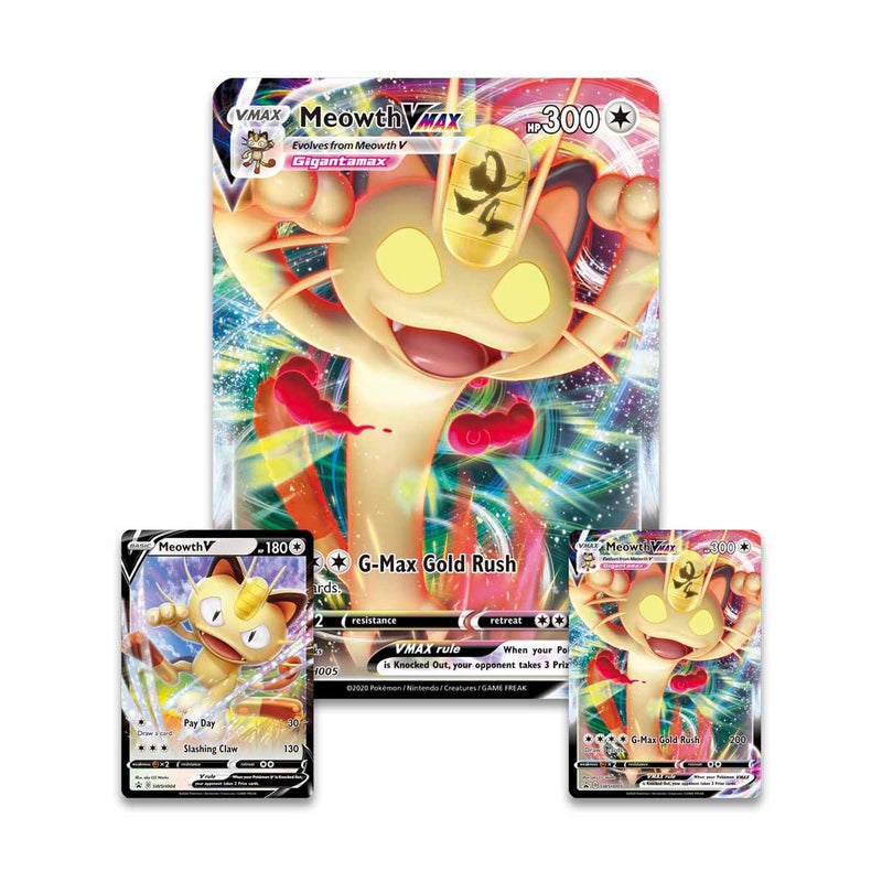 Pokemon TCG Meowth VMAX Special Collection Box - The Hobby Hub