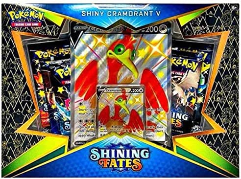 Pokemon TCG: Shining Fates V Collection Box - Boltund V, Eldegoss V, or Cramorant V