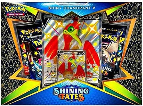 Pokemon TCG: Shining Fates V Collection Box - Boltund V, Eldegoss V, or Cramorant V