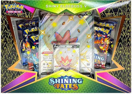 Pokemon TCG: Shining Fates V Collection Box - Boltund V, Eldegoss V, or Cramorant V