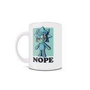 Rick and Morty Nope White Ceramic Mug