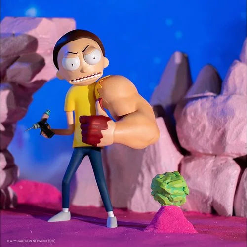 Rick and Morty Sentient Arm Morty and Mr. Meeseeks Series 2 Action Figure Set of 2