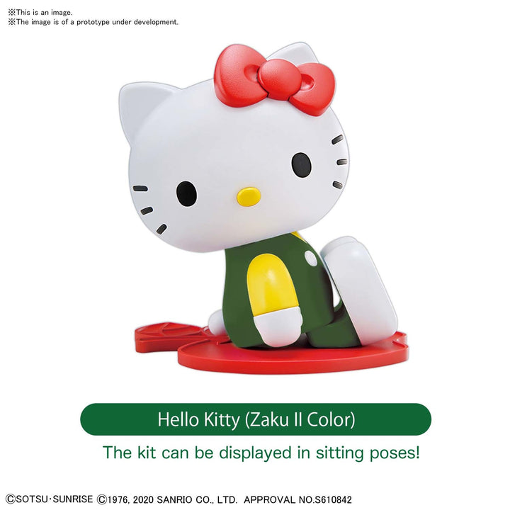Bandai: Hello Kitty Zaku II Gundam Cross Silhouette Model Kit