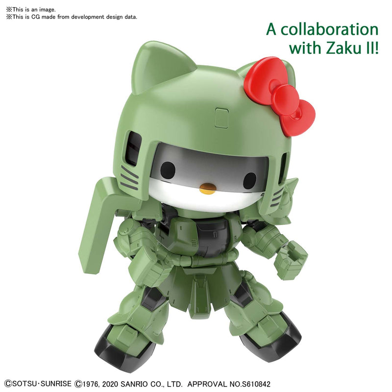 Bandai: Hello Kitty Zaku II Gundam Cross Silhouette Model Kit