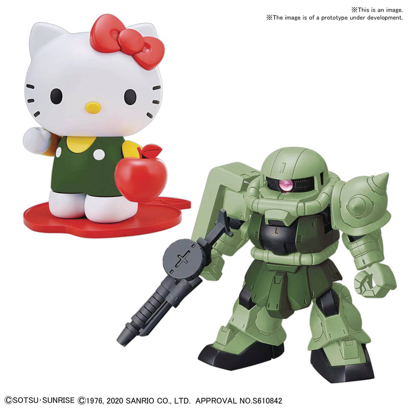 Bandai: Hello Kitty Zaku II Gundam Cross Silhouette Model Kit