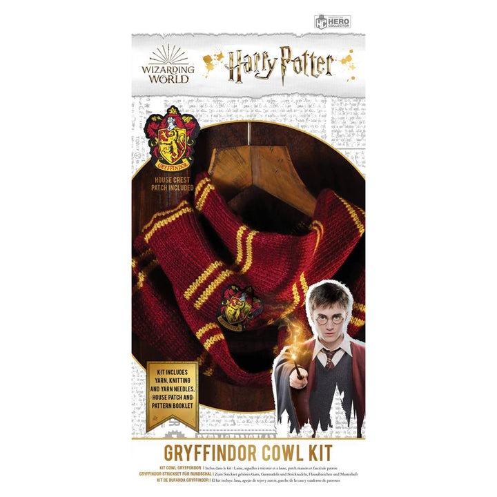 Harry Potter Wizarding World Knit Kit - Gryffindor House Cowl Kit