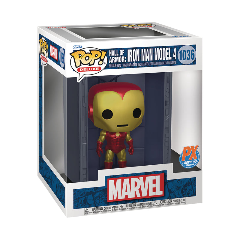 Funko POP! Deluxe - Marvel Hall Of Fame Iron Man Model 4