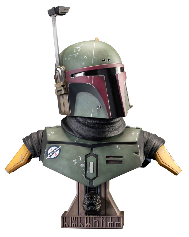 Diamond Select - Star Wars The Mandalorian Boba Fett L3D 1/2 Scale Bust