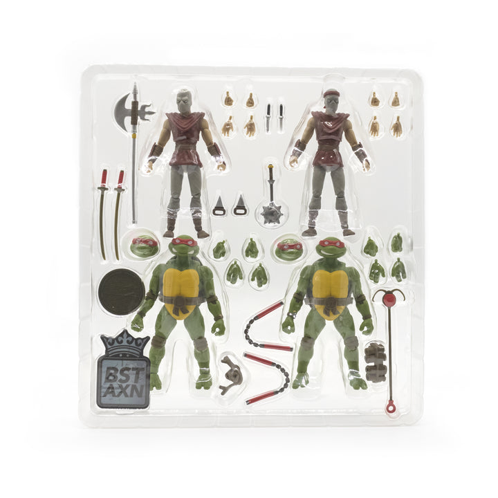 BST AXN Previews Exclusive TMNT Classic Comic 4 Piece Action Figure Box Set 1