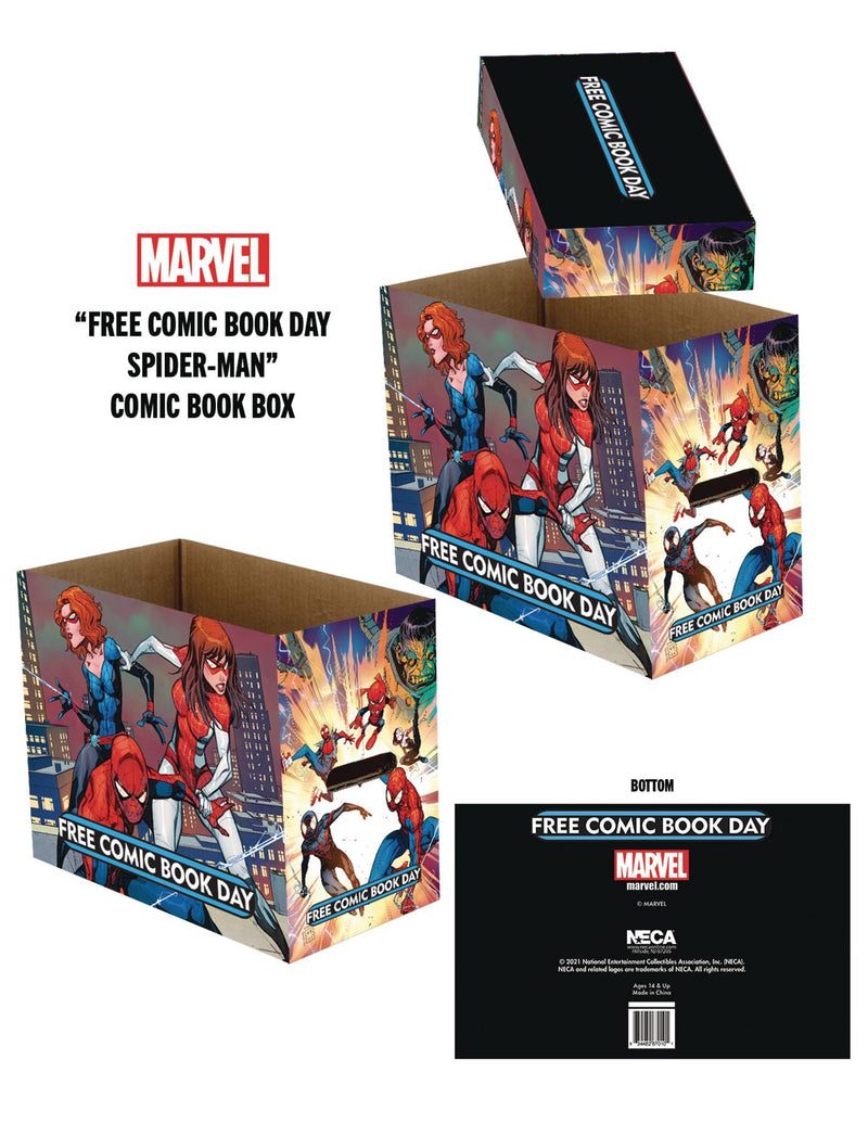 Marvel Spider-Man Short Comic Storage Box