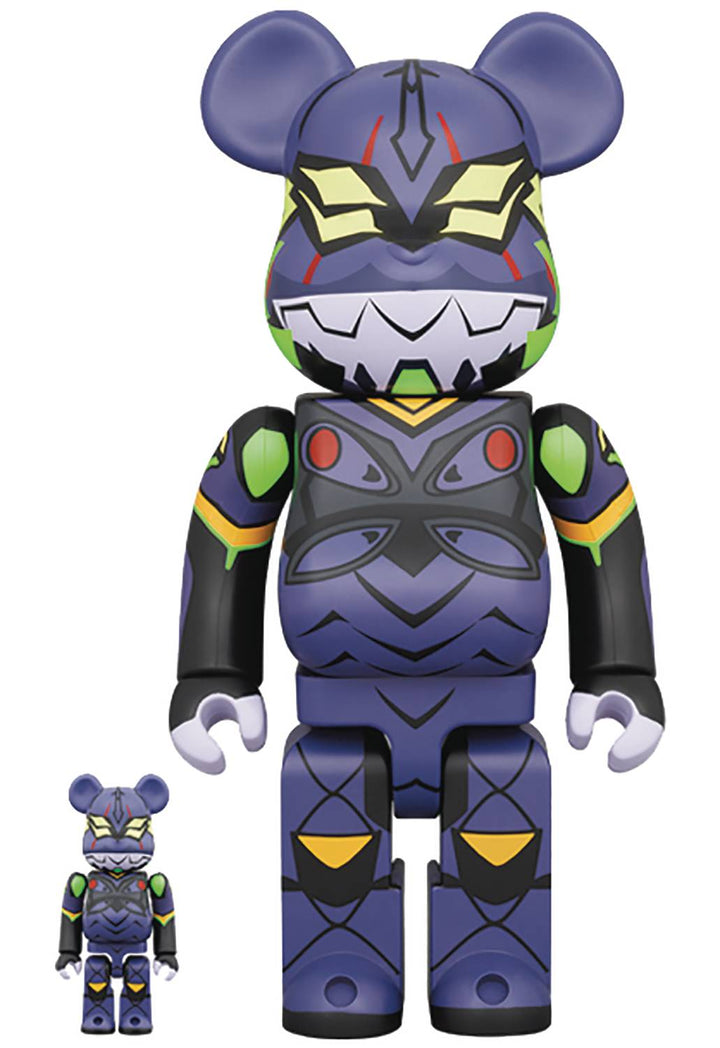 Medicom - Evangelion EVA 13 Bearbrick 100% and 400% 2 Pack (New Paint Ver.)