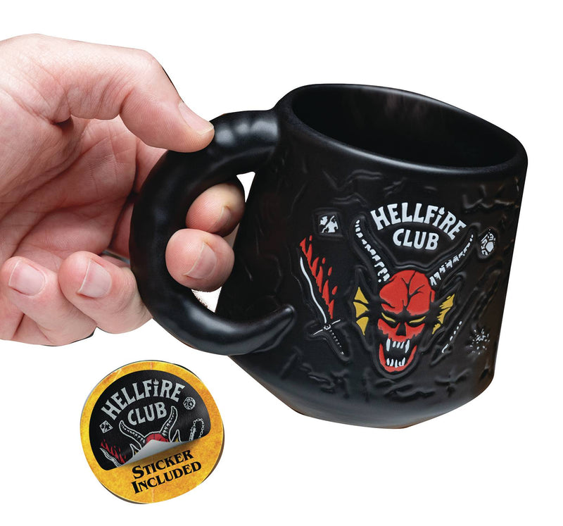 Stranger Things Hellfire Club Demon Embossed 13oz Mug