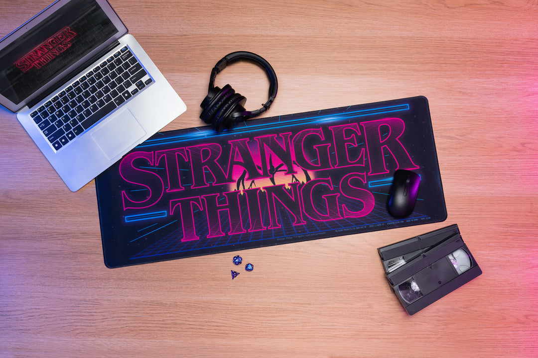 Stranger Things Arcade Logo Desk Mat