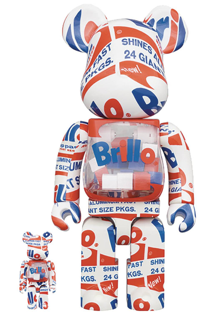 Medicom - Andy Warhol Brillo Bearbrick 100% and 400% 2 Pack (2022)