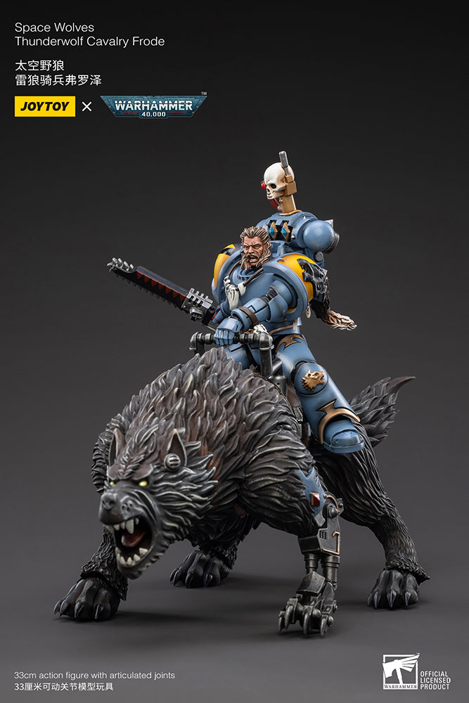 Joytoy Warhammer 40K Space Wolves Thunderwolf Cavalry Frode 1/18 Scale