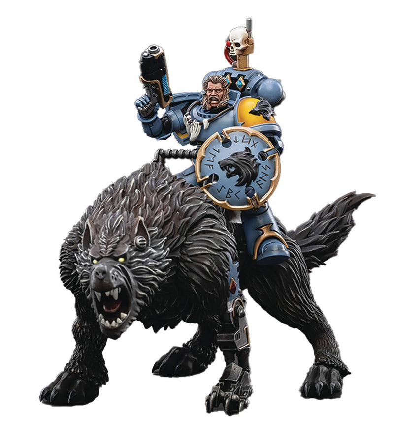Joytoy Warhammer 40K Space Wolves Thunderwolf Cavalry Frode 1/18 Scale