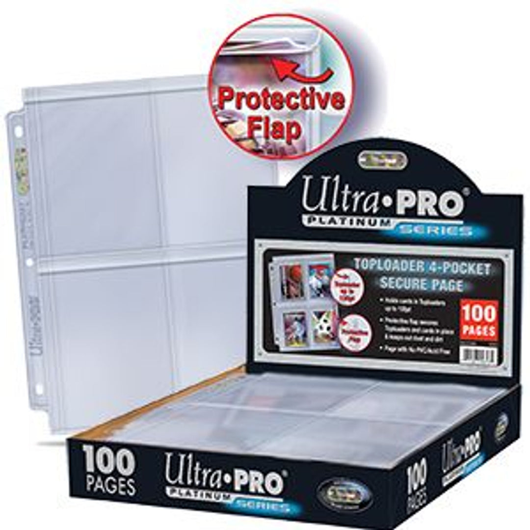 Ultra Pro: Platinum Series 4-Pocket Pages (100)
