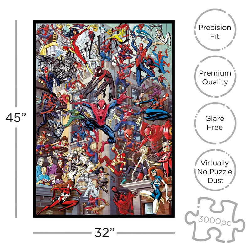 Spider-Man Heroes 3,000 Piece Puzzle