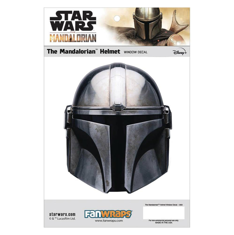 Star Wars: Mandalorian Helmet Window Decal