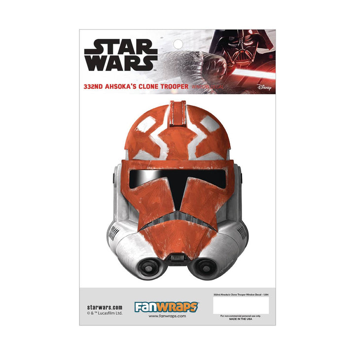 Star Wars 332nd Ahsoka Clone Trooper Window Decal