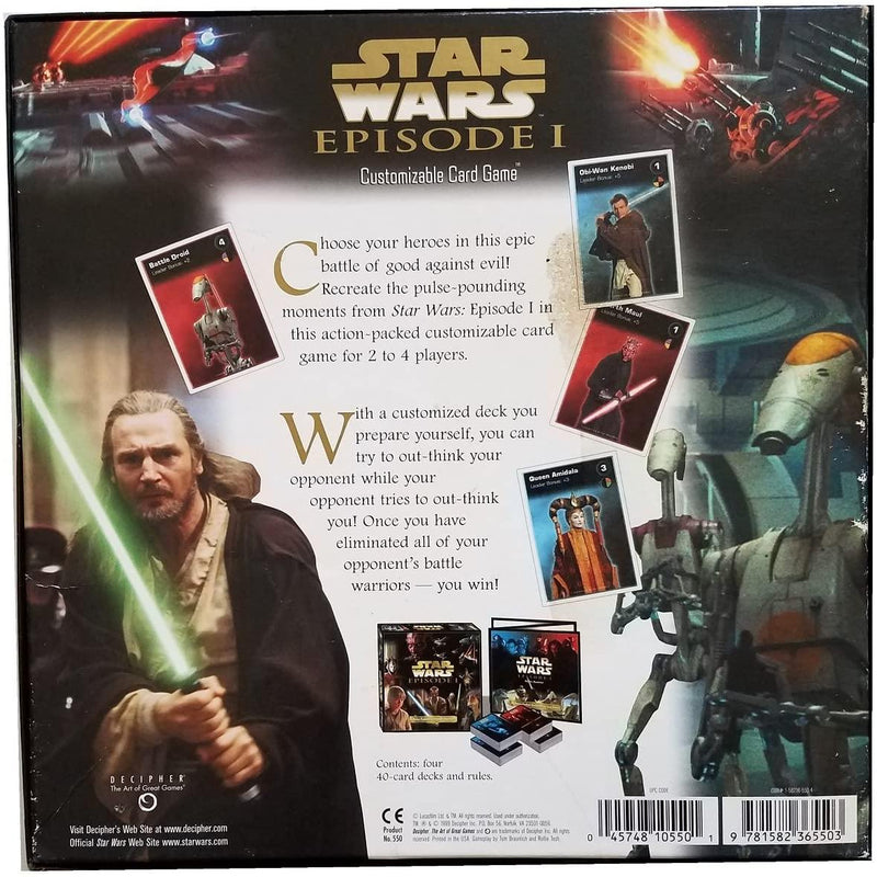 Star Wars Episode 1 card Game - The Hobby Hub