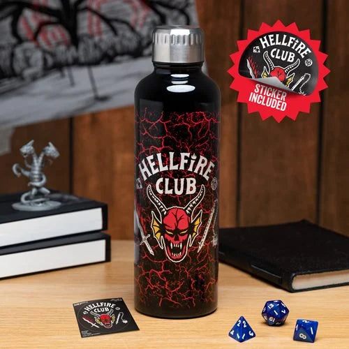 Stranger Things Hellfire Club 16 oz. Metal Water Bottle