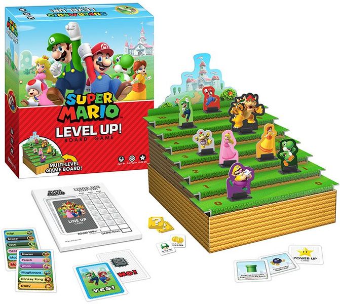 USAopoly Super Mario Level Up Board Game