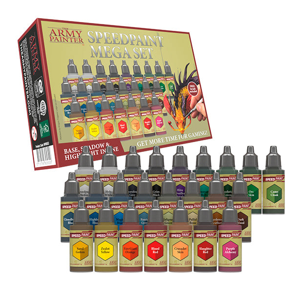 The Army Painter Warpaints: Speedpaint Mega Set - 24 Colors &amp; 1 Brush