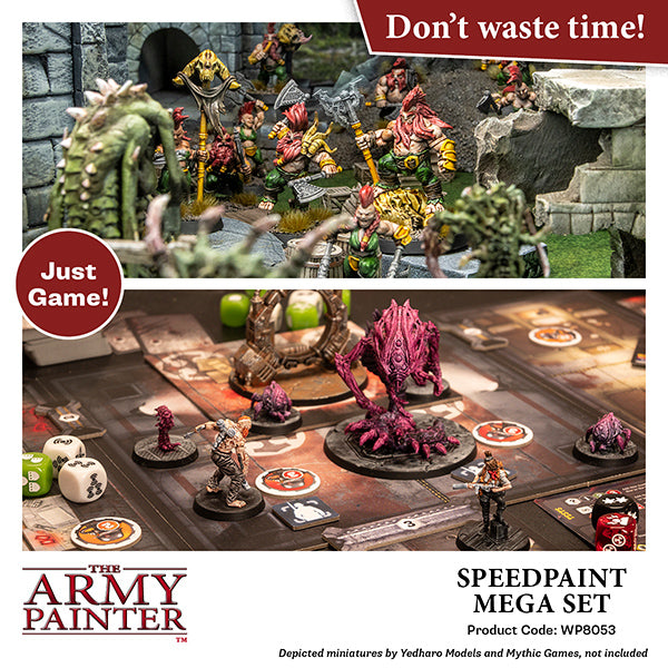 The Army Painter Warpaints: Speedpaint Mega Set - 24 Colors &amp; 1 Brush