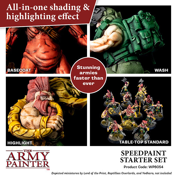 The Army Painter Warpaints: Speedpaint Starter Set - 10 Colors &amp; 1 Brush