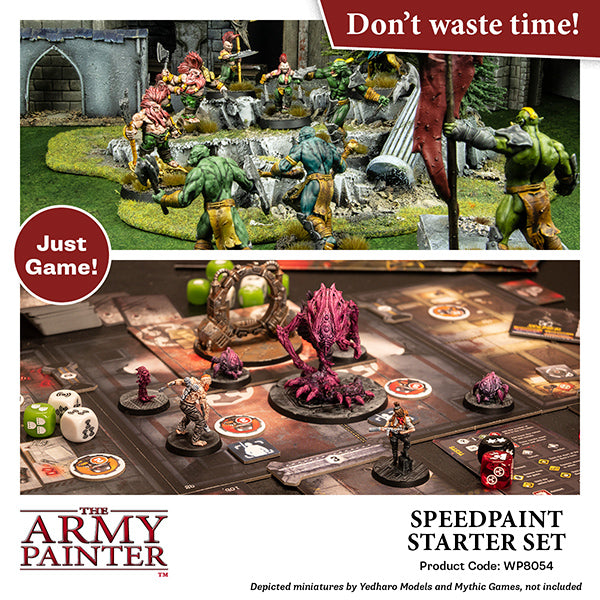 The Army Painter Warpaints: Speedpaint Starter Set - 10 Colors &amp; 1 Brush