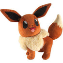 Tomy Pokemon Eevee Plush Large (looking up, smiling) - The Hobby Hub