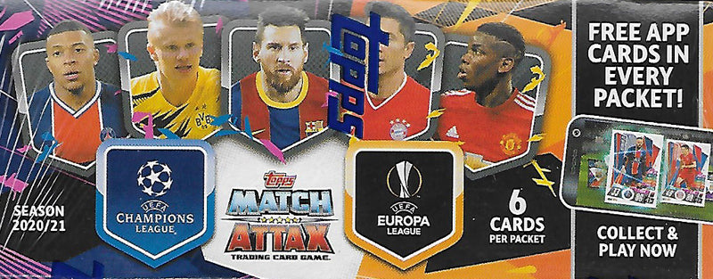 Topps 2020/2021 Match Attax Champions League Booster Pack
