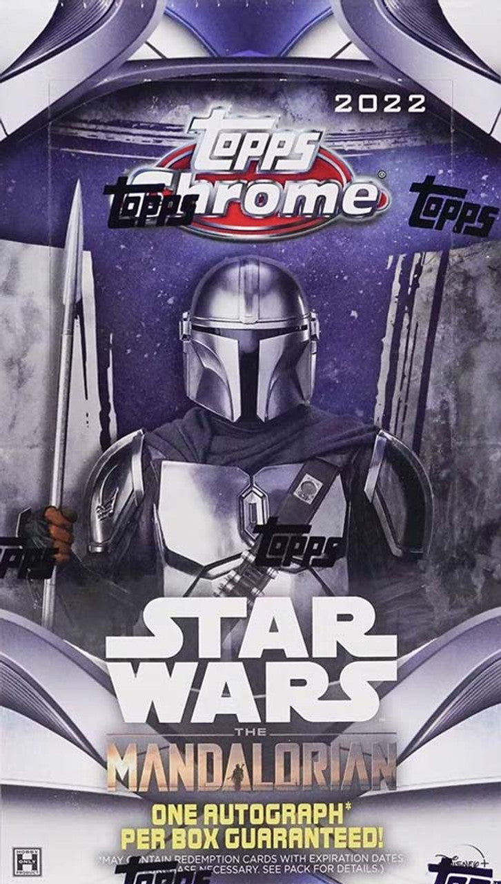 Topps 2022 Chrome - Star Wars Mandalorian Beskar Edition Hobby Box