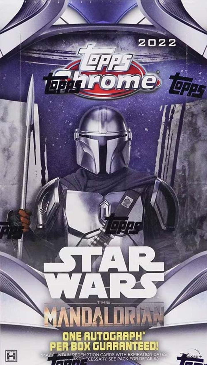 Topps 2022 Chrome - Star Wars Mandalorian Beskar Edition Hobby Box