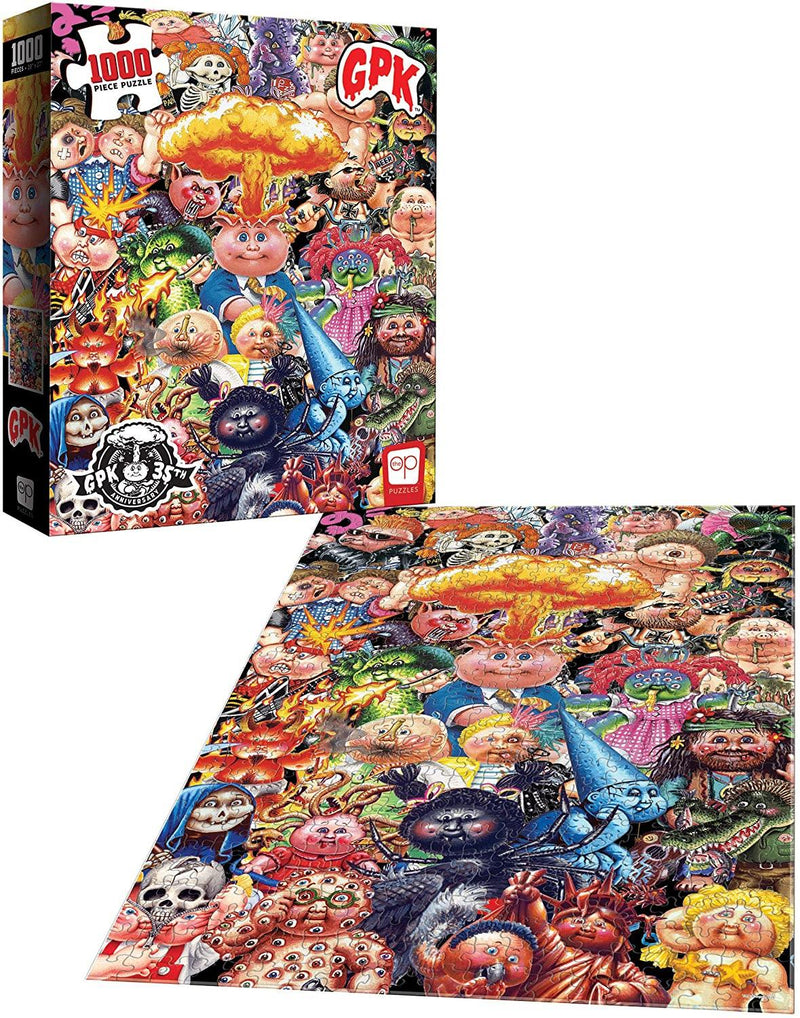USAOPOLY Garbage Pail Kids Yuck 1000 Piece Jigsaw Puzzle - 35th Anniversary of GPK - The Hobby Hub