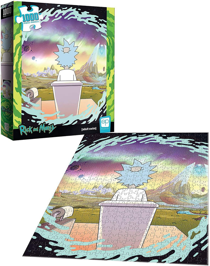 USAOPOLY Rick and Morty Shy Pooper 1000 Piece Collectible Jigsaw Puzzle - The Hobby Hub