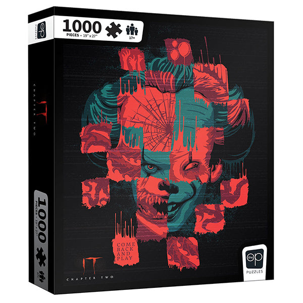USAopoly: IT Chapter 2 - "Faces of Pennywise" 1000 Piece Puzzle