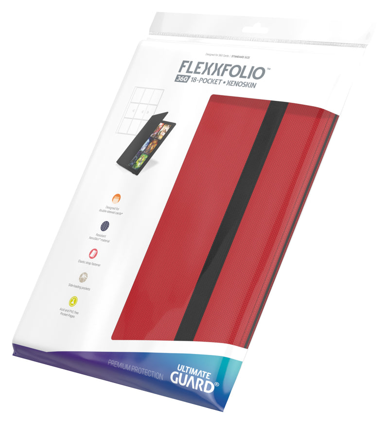 Ultimate Guard: 9-Pocket Flexxfolio 360 Xenoskin - Red