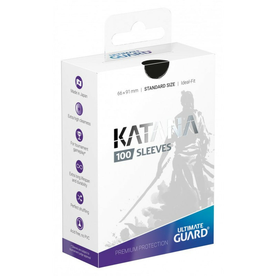Ultimate Guard: Katana Sleeves Standard Size - Black (100ct)