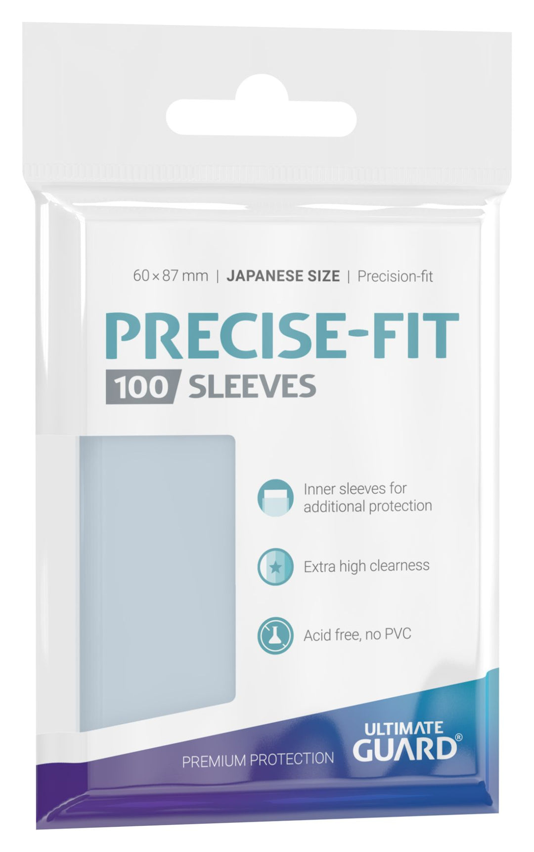 Ultimate Guard: Precise Fit Japanese Size Sleeves (100)