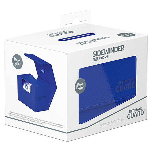 Ultimate Guard: Sidewinder 80+ Xenoskin Monocolor Deck Case - Blue