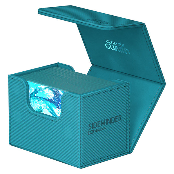 Ultimate Guard: Sidewinder 80+ Xenoskin Monocolor Deck Box - Petrol