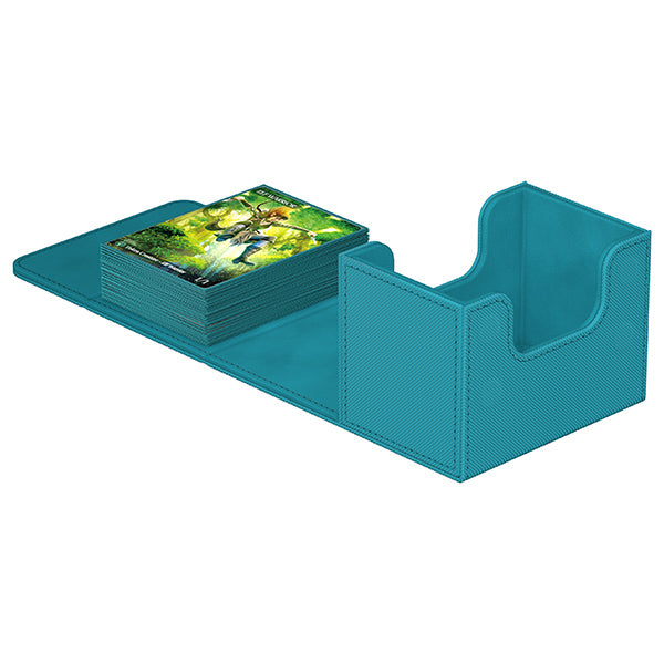 Ultimate Guard: Sidewinder 80+ Xenoskin Monocolor Deck Box - Petrol