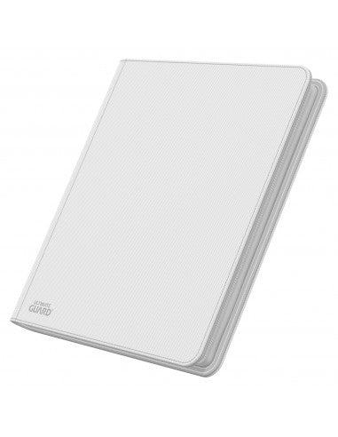 Ultimate Guard: 12-Pocket Quadrow Zipfolio Xenoskin - White