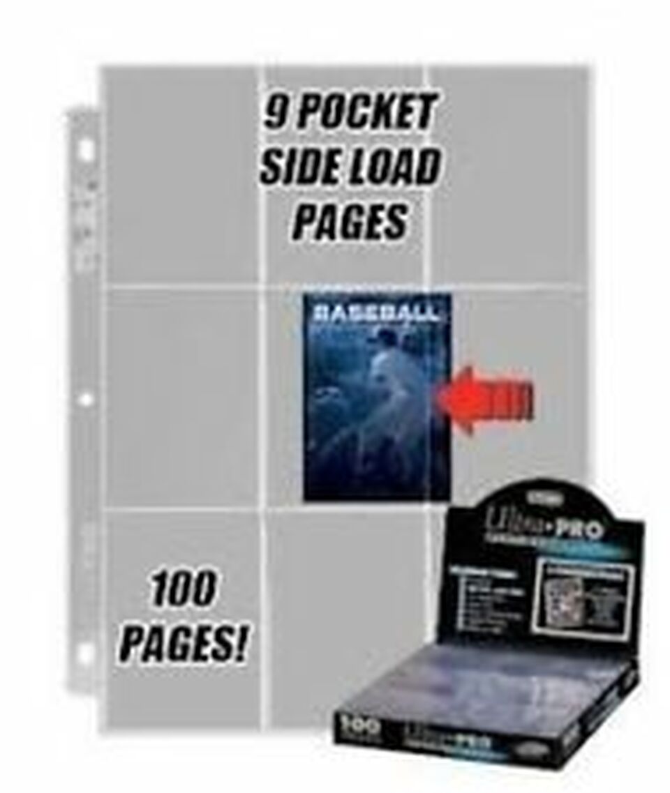 Ultra Pro: 9-Pocket Side load Pages (100ct)