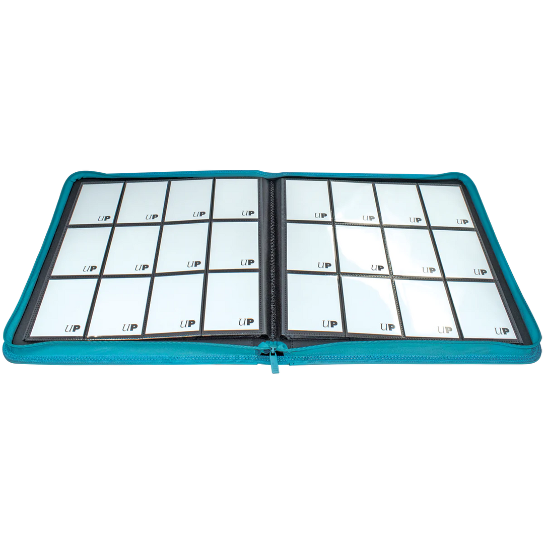 Ultra Pro Vivid 12-Pocket Zippered PRO Binder - Light Blue