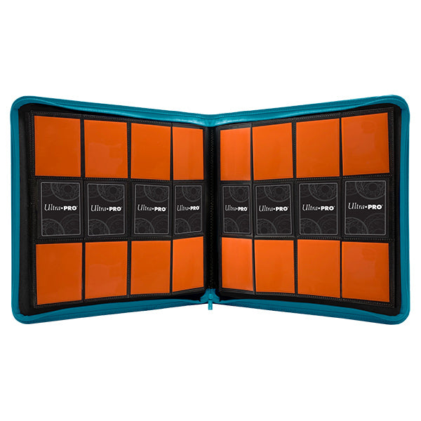 Ultra Pro Vivid 12-Pocket Zippered PRO Binder - Teal