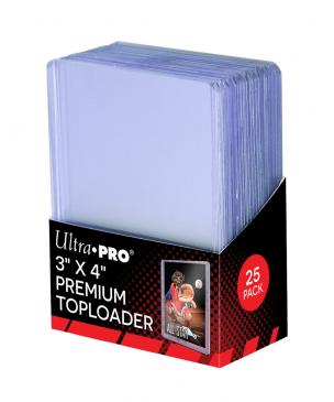 Ultra Pro Premium 3" X 4" Ultra Clear Toploader (25ct)