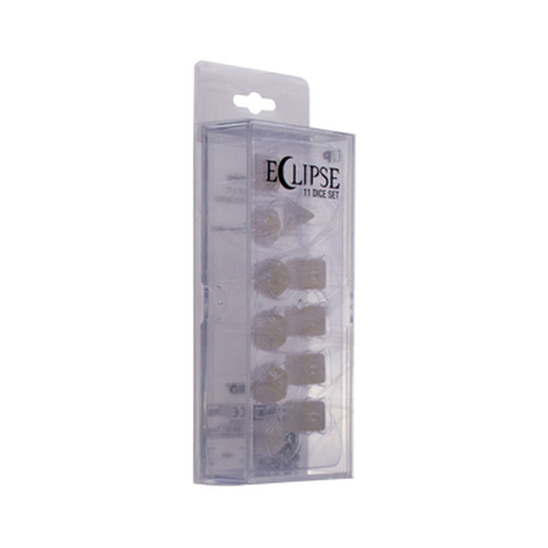 Ultra Pro Eclipse: Poly 11 Dice Set- Arctic White